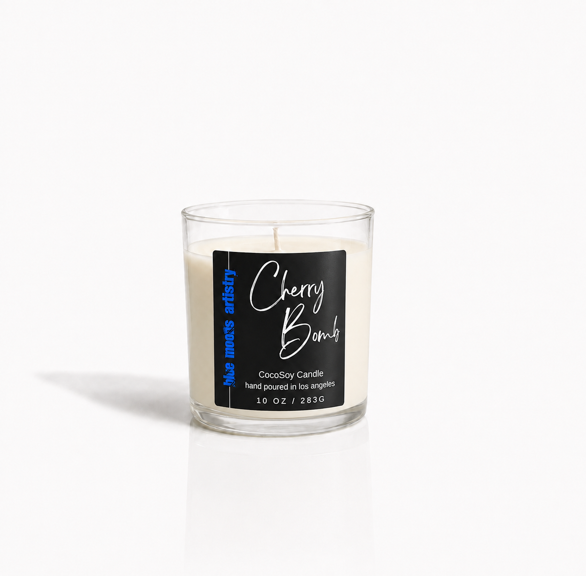Cherry Bomb Marbled Candle